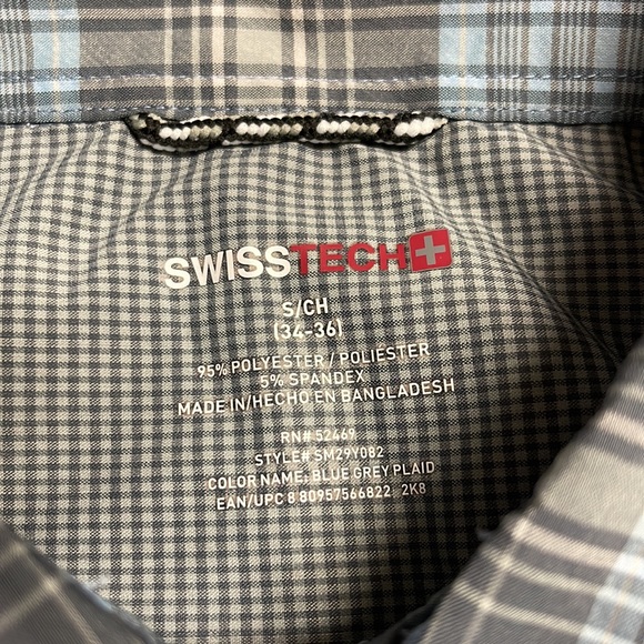 Swiss tech plaid long sleeve - Picture 2 of 4